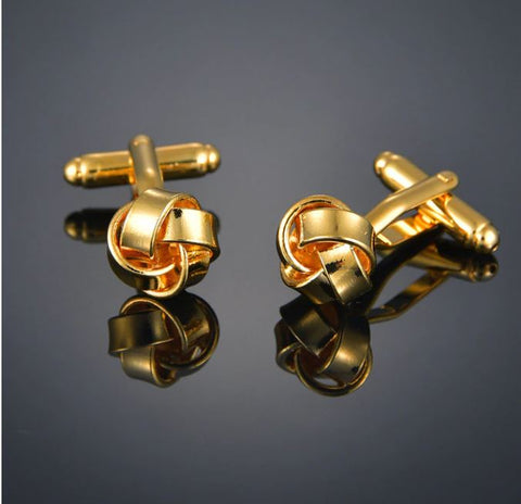 Gold Knot Cufflinks