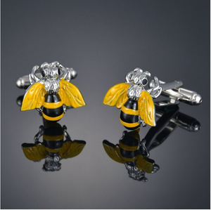 Yellow Bee Cufflink