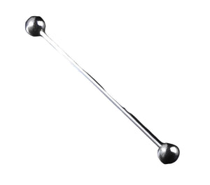 Silver Circle Collar Bar