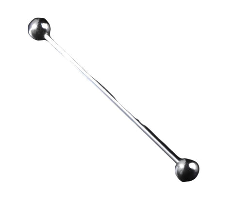 Silver Circle Collar Bar