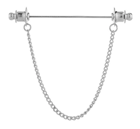 Silver Medieval Collar Bar Chain