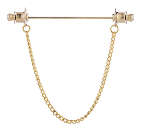Gold Medieval Collar Bar Chain