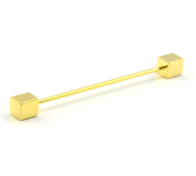 Gold Cube Collar Bar