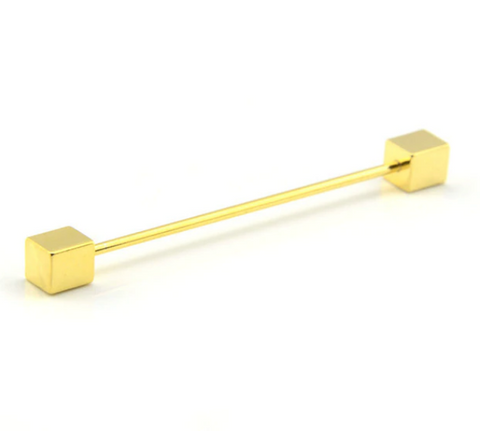 Gold Cube Collar Bar