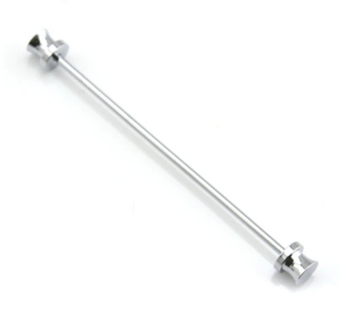 Silver Top Hat Collar Bar