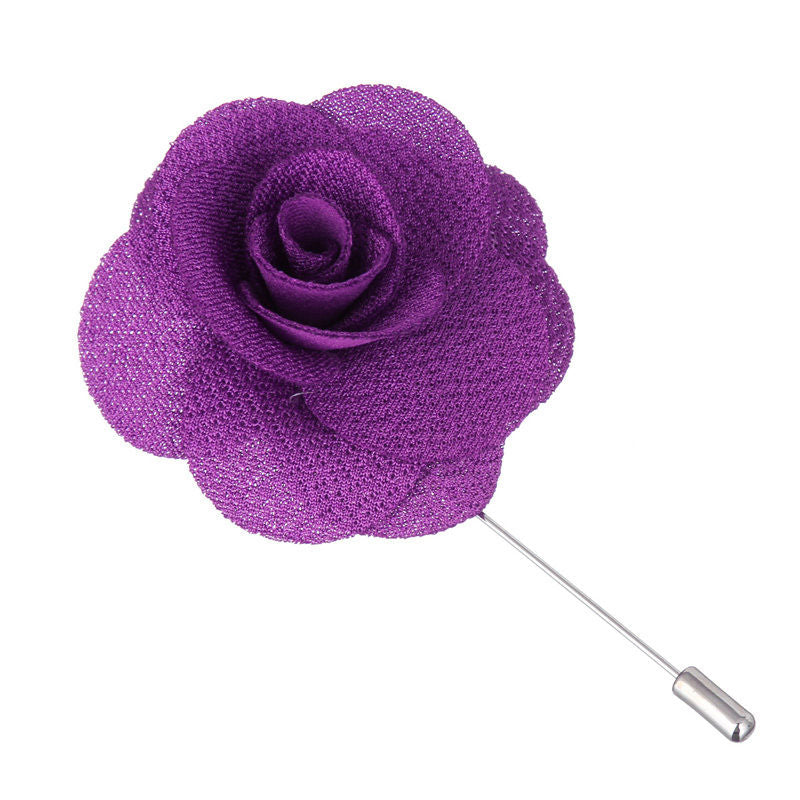 Purple Microfiber Lapel Pin