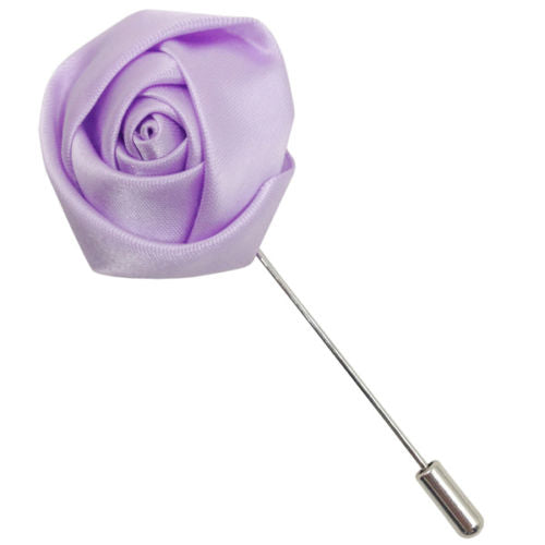 Light Violet Satin Lapel Pin