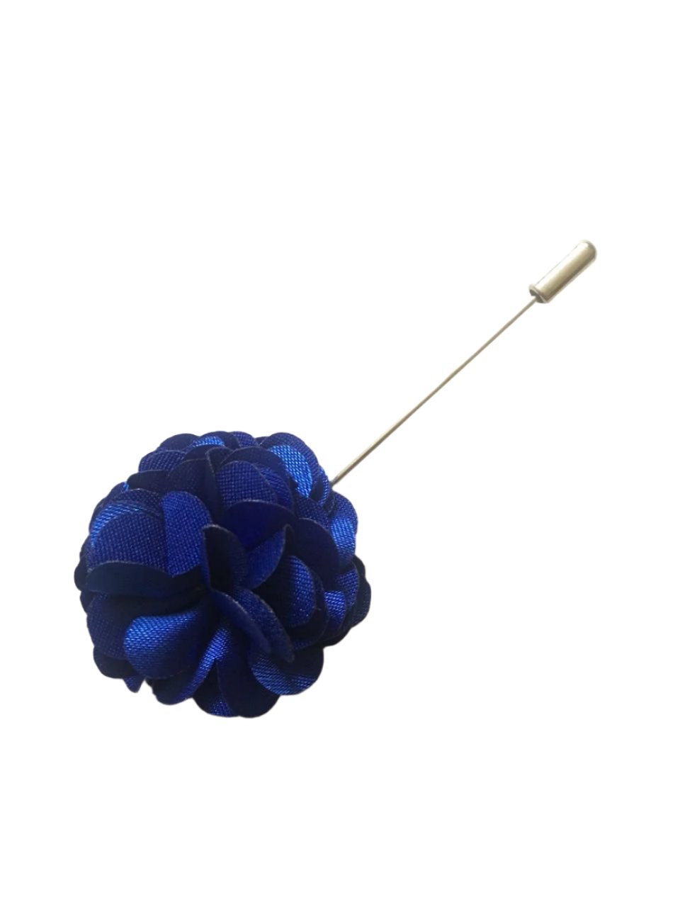 Blue Flower Fabric Lapel Pin