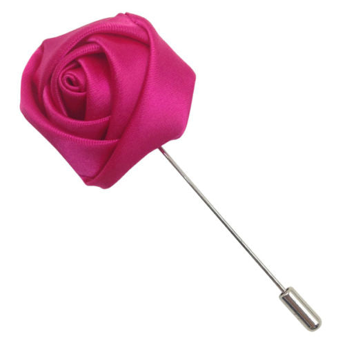 Magenta Satin Lapel Pin