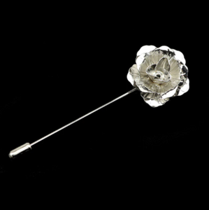 Metal Rose Lapel Pin