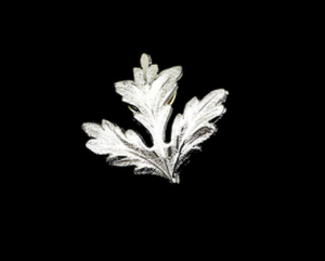 Silver Maple Leaf Lapel Pin