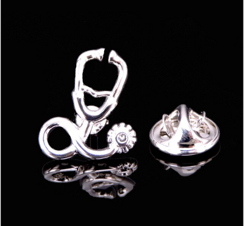 Stethoscope Lapel Pin