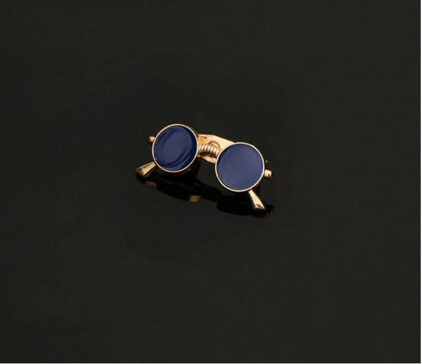 Blue Sunglasses Lapel Pin