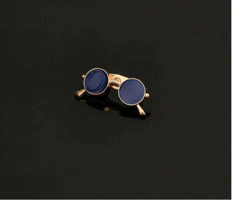 Blue Sunglasses Lapel Pin