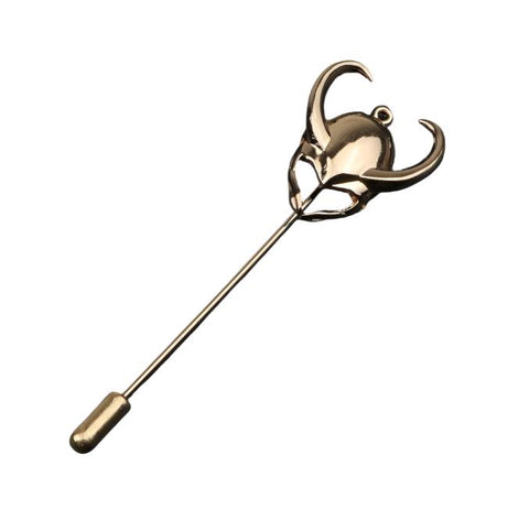 Gold Viking Lapel Pin