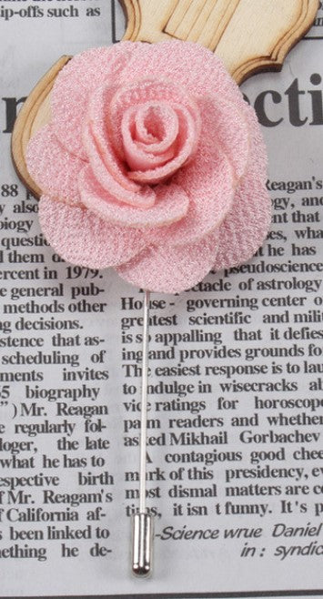 Pink Microfiber Lapel Pin