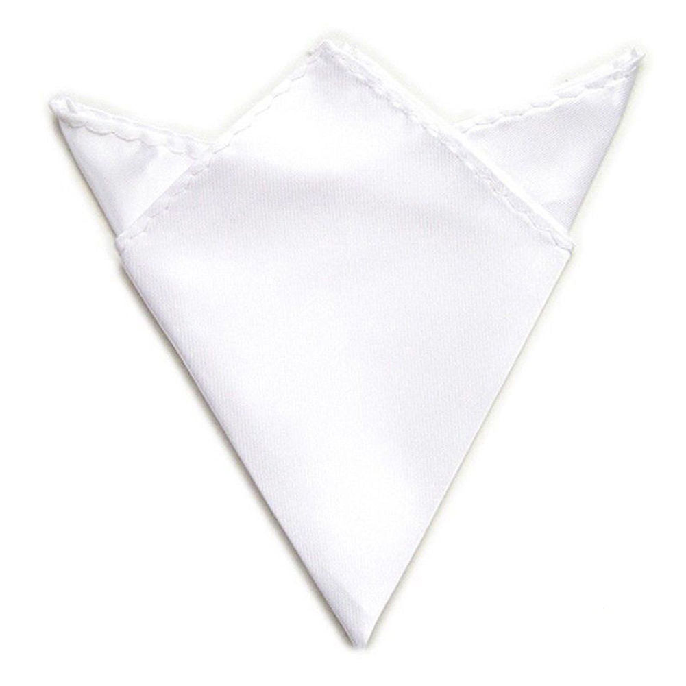 White Pocket Square