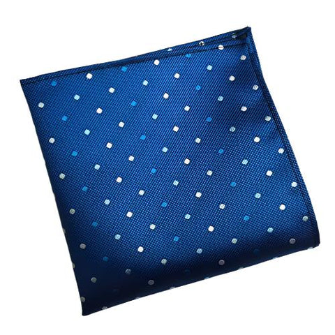 Dark Blue Mini Polka Dots Pocket Square