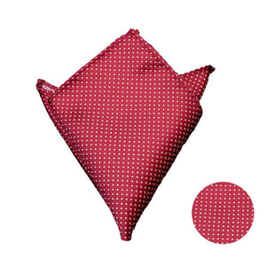 Diagonal Cotton Duck Weave detail Pocket Square