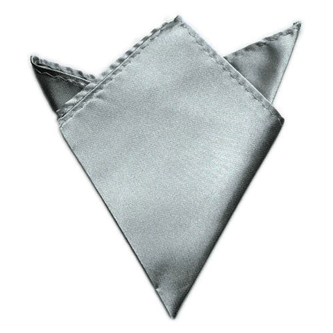 Grey Pocket Square