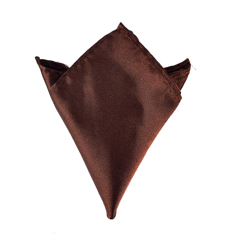 Coffee Brown Pocket Square