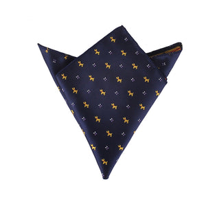 Blue Puppy Pocket Square