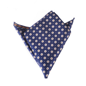 Geometric Flowers Pocket Square