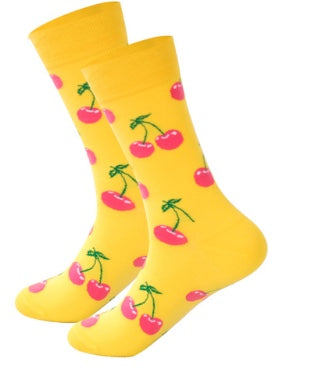 Pink Cherry Socks