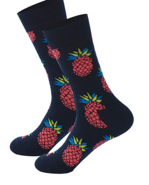 Pink Pineapple Socks