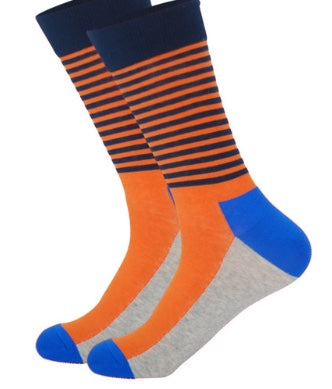 Stripe & Color Block (1) Socks