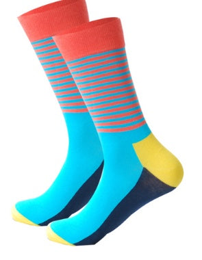 Stripe & Color Block (3) Socks