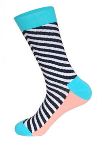 Stripe & Color Block (4) Socks