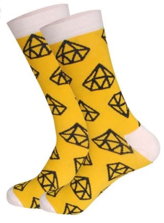 Diamond outline socks