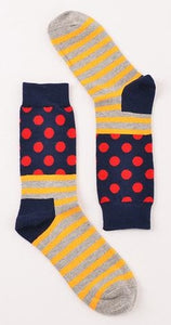 Polka Dots & Stripes Socks (2)