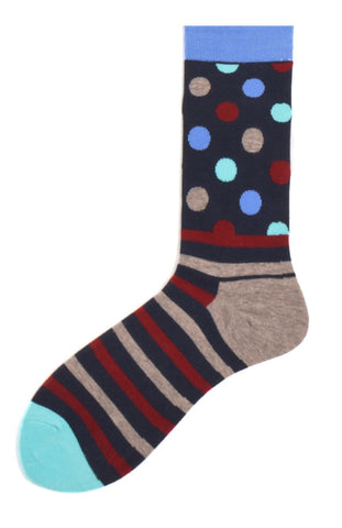 Polka Dots & Stripes Socks (3)
