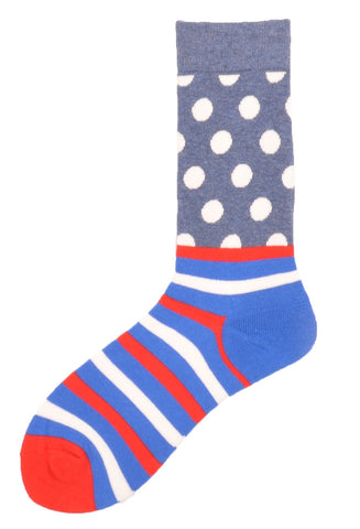 Polka Dots & Stripes Socks (4)