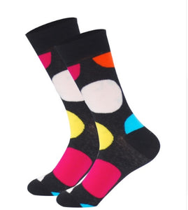 Color Block with Dots Socks (3)