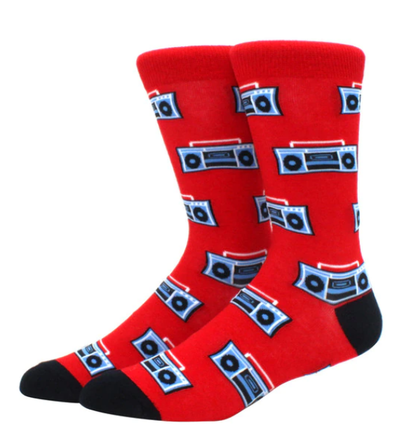 Boombox Novelty Socks