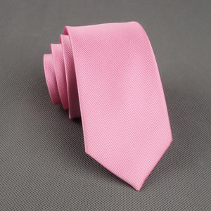 Light Pink Textured Skinny Tie