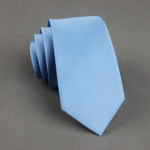 Light Blue Textured Skinny Tie