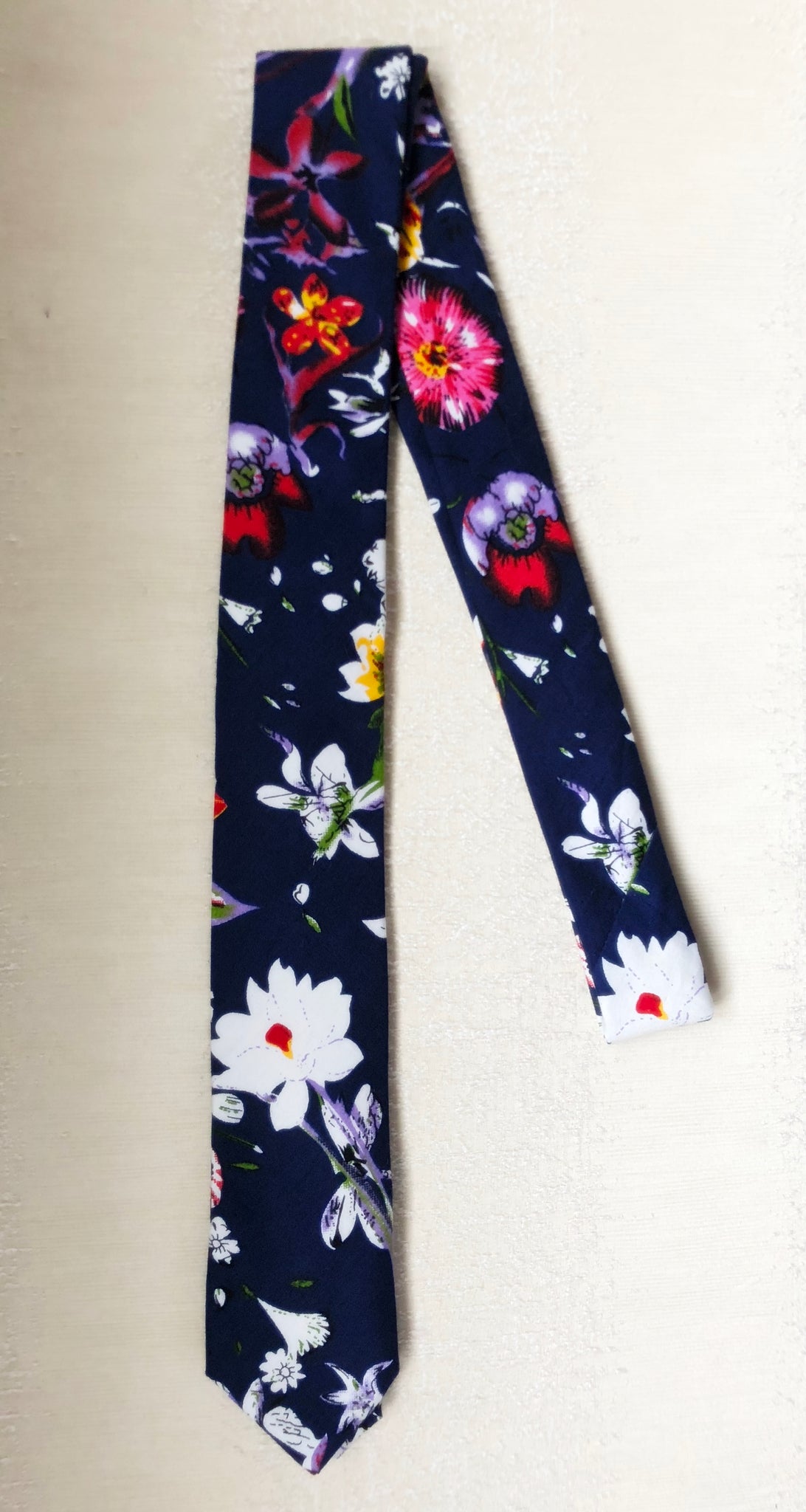 Floral Skinny Tie 2