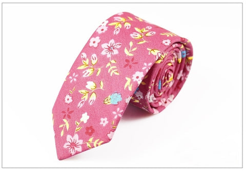 Floral Skinny Tie 10