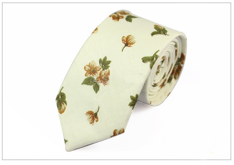 Floral Skinny Tie 11
