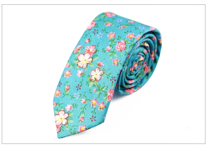 Floral Skinny Tie 13