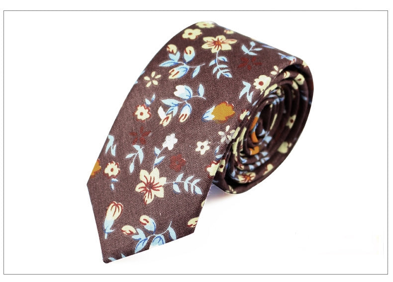 Floral Skinny Tie 14