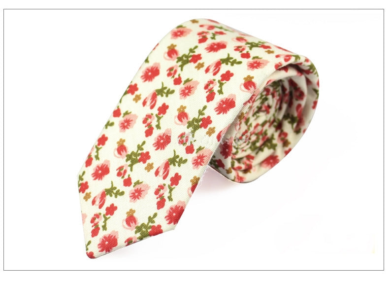 Floral Skinny Tie 15