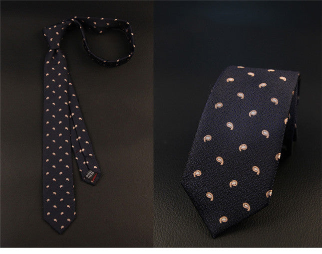 Paisley Spotted Skinny Tie