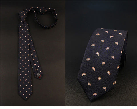 Paisley Spotted Skinny Tie
