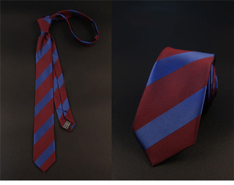 Chunky Stripe Skinny Tie