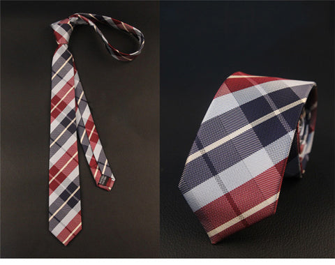 Classic Plaid Skinny Tie